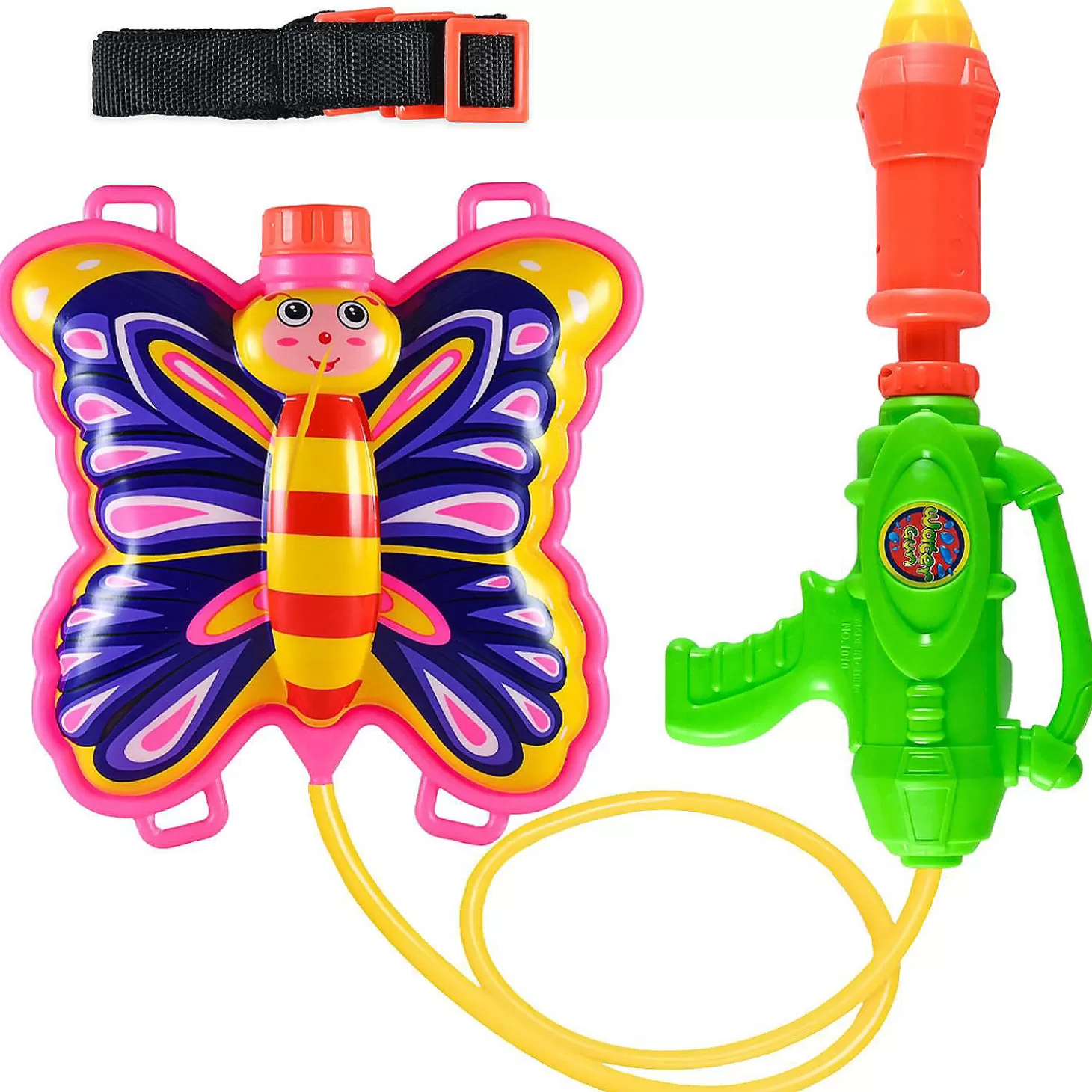 Cheap Toyrifik Water Gun Backpack Water Blaster For Kids -Water Shooter With Tank Butterfly Toys For Kids - Summer Outdoor Toys For Pool Beach Water Toys For Kids Water Toys