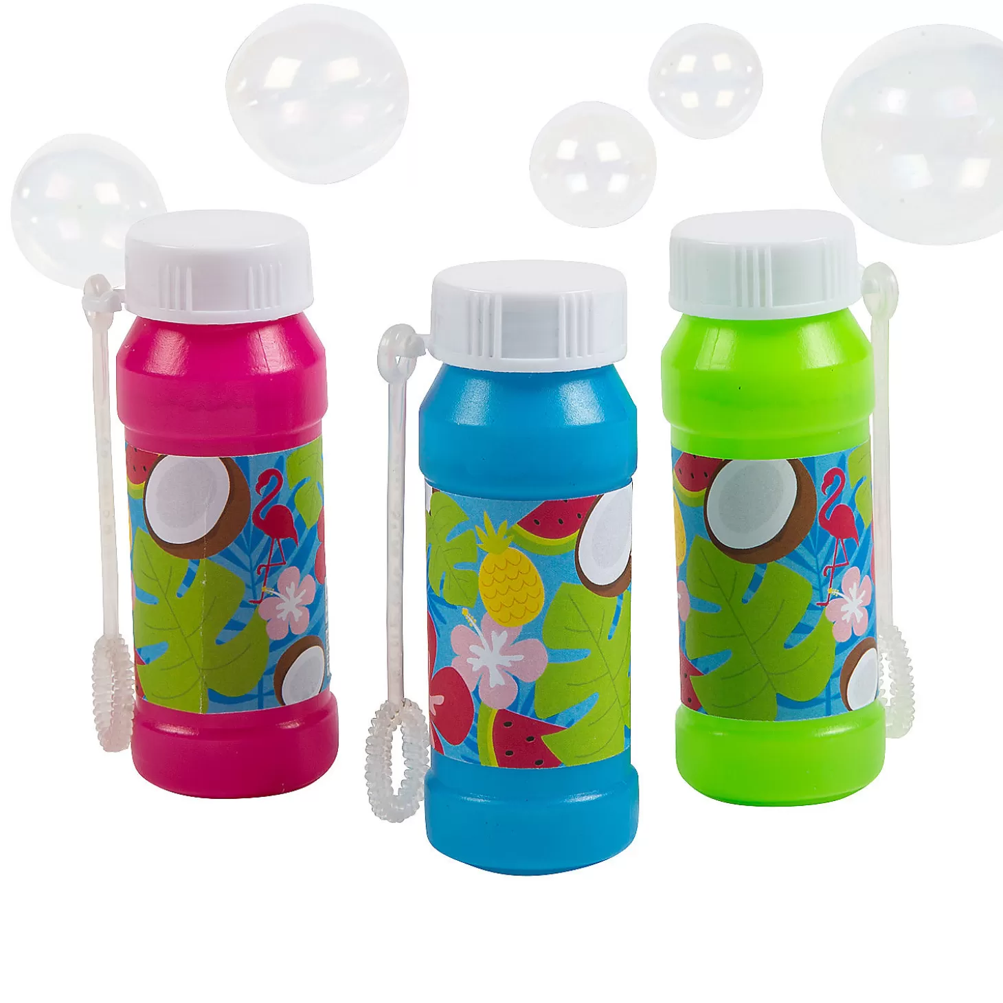 Sale Tropical Bubble Bottles - 12 Pc. Bubbles