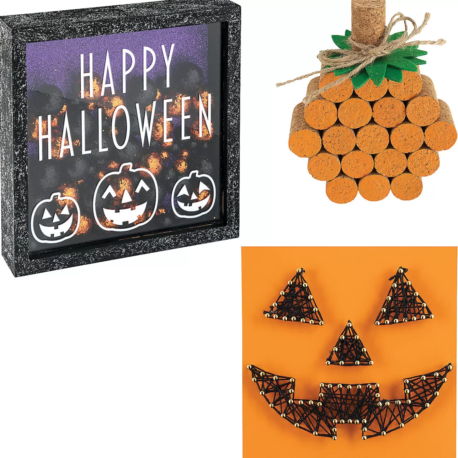 Clearance Value Halloween Craft Kit Assortment - Makes 3 Halloween Fun Kits
