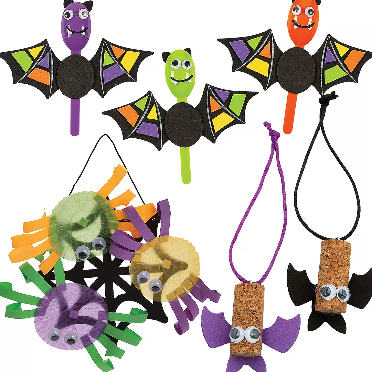 Store Value Halloween Critter Craft Kit Assortment - Makes 36 Halloween Fun Kits