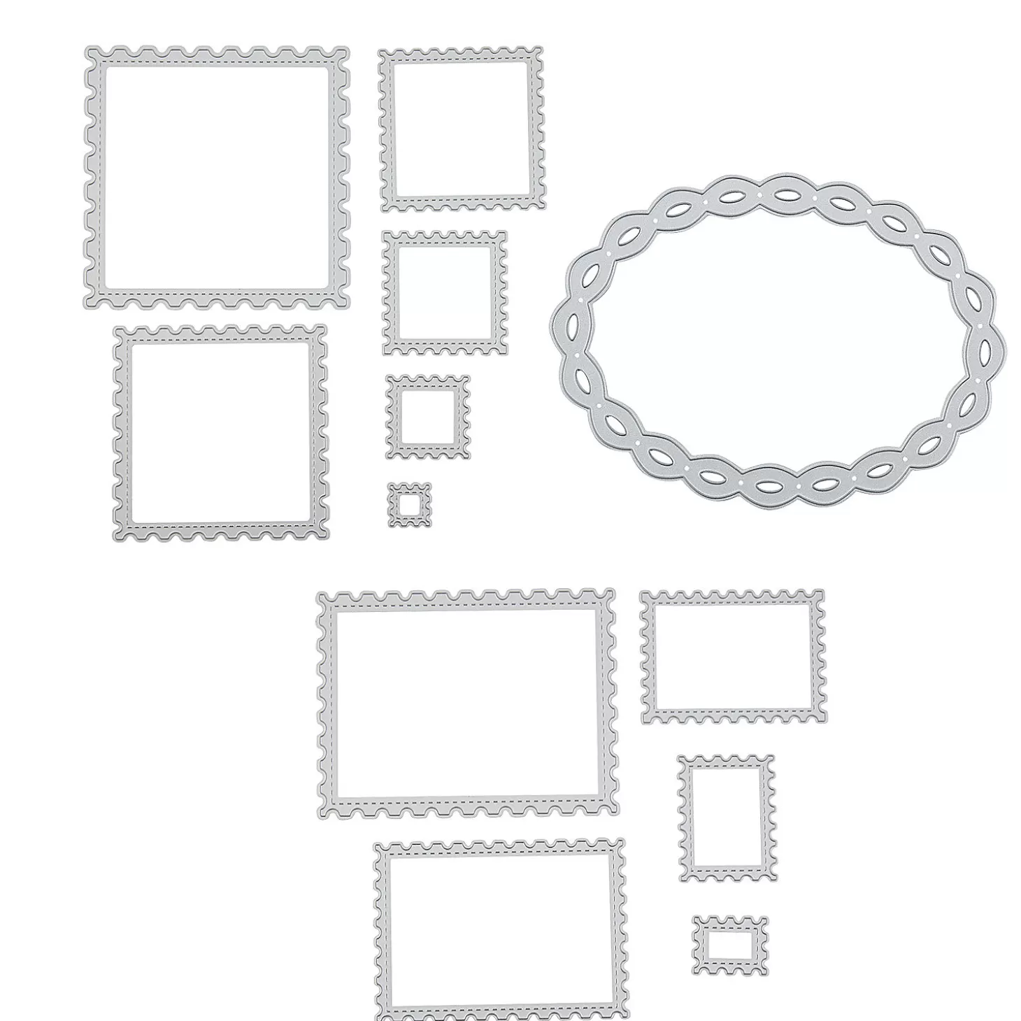 Store Value Wave Border Cutting Die Assortment - 12 Pc. Halloween Fun Kits