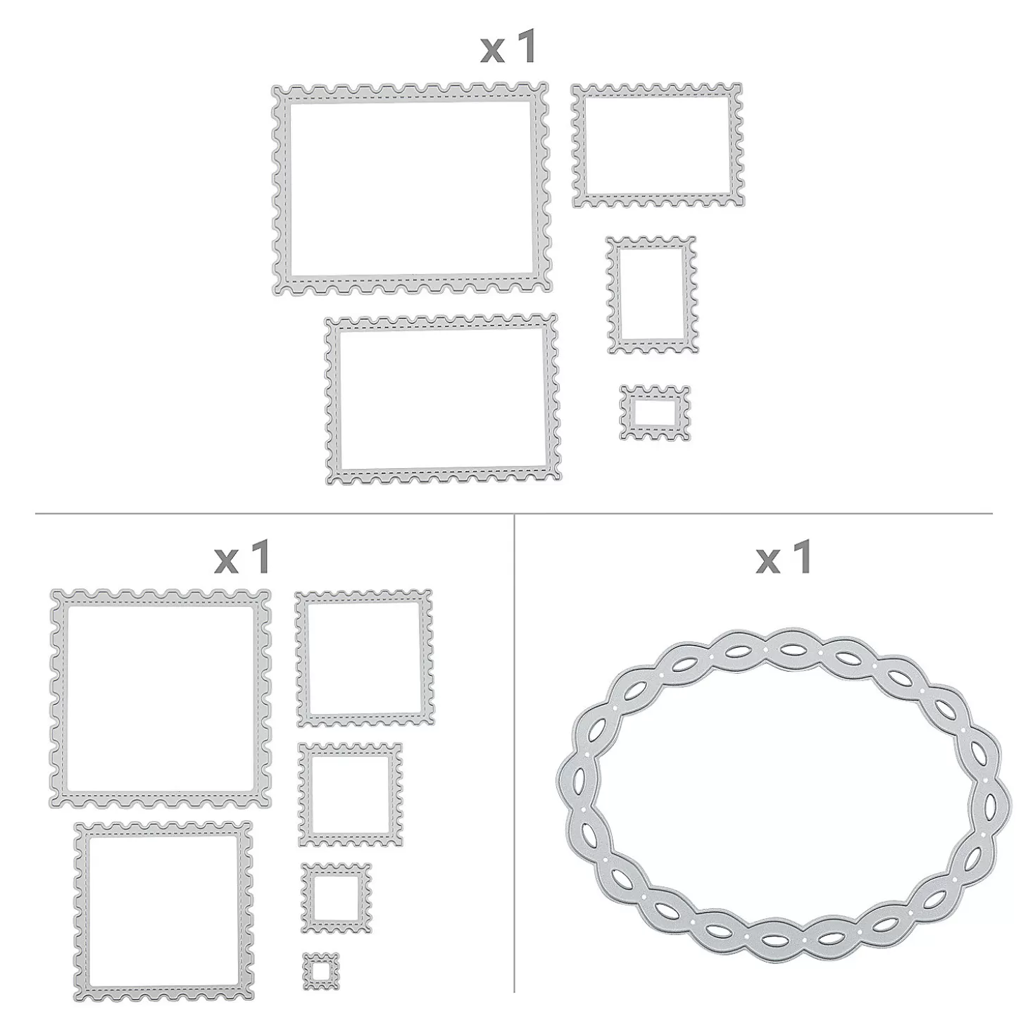 Store Value Wave Border Cutting Die Assortment - 12 Pc. Halloween Fun Kits