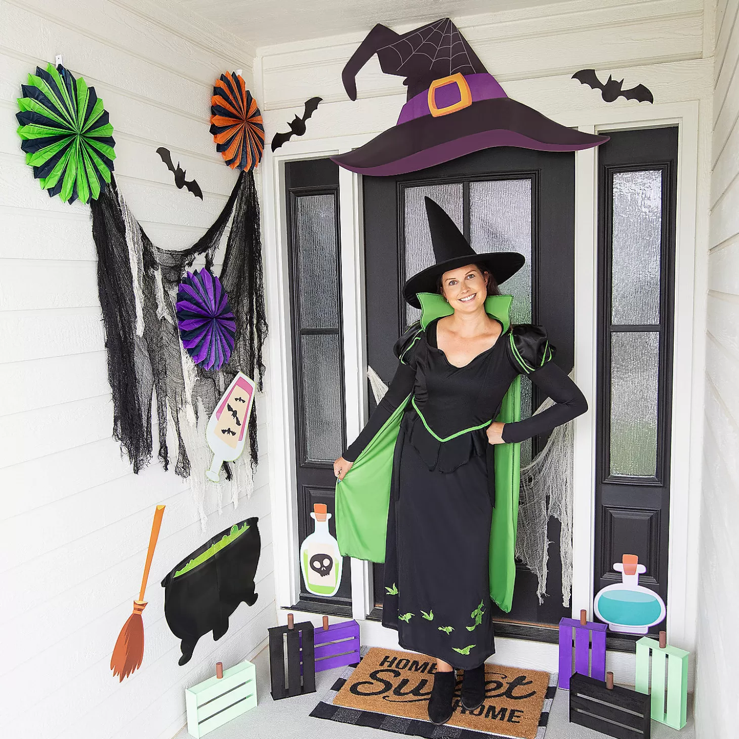 New Value Witch Trunk-Or-Treat Decorating Kit - 9 Pc. Halloween Fun Kits