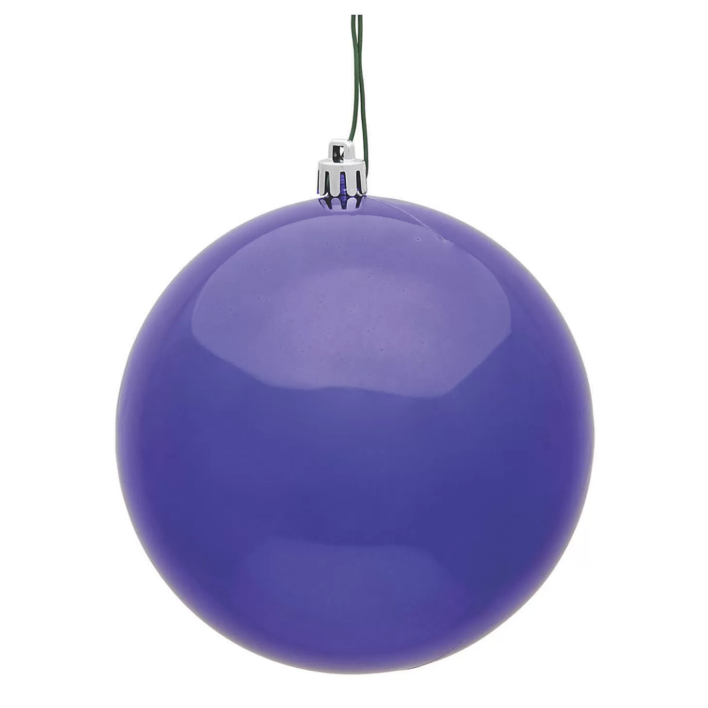 Cheap Vickerman Shatterproof 2.4" Purple Shiny Ball Christmas Ornament, 24 Per Bag Bulk Halloween Supplies