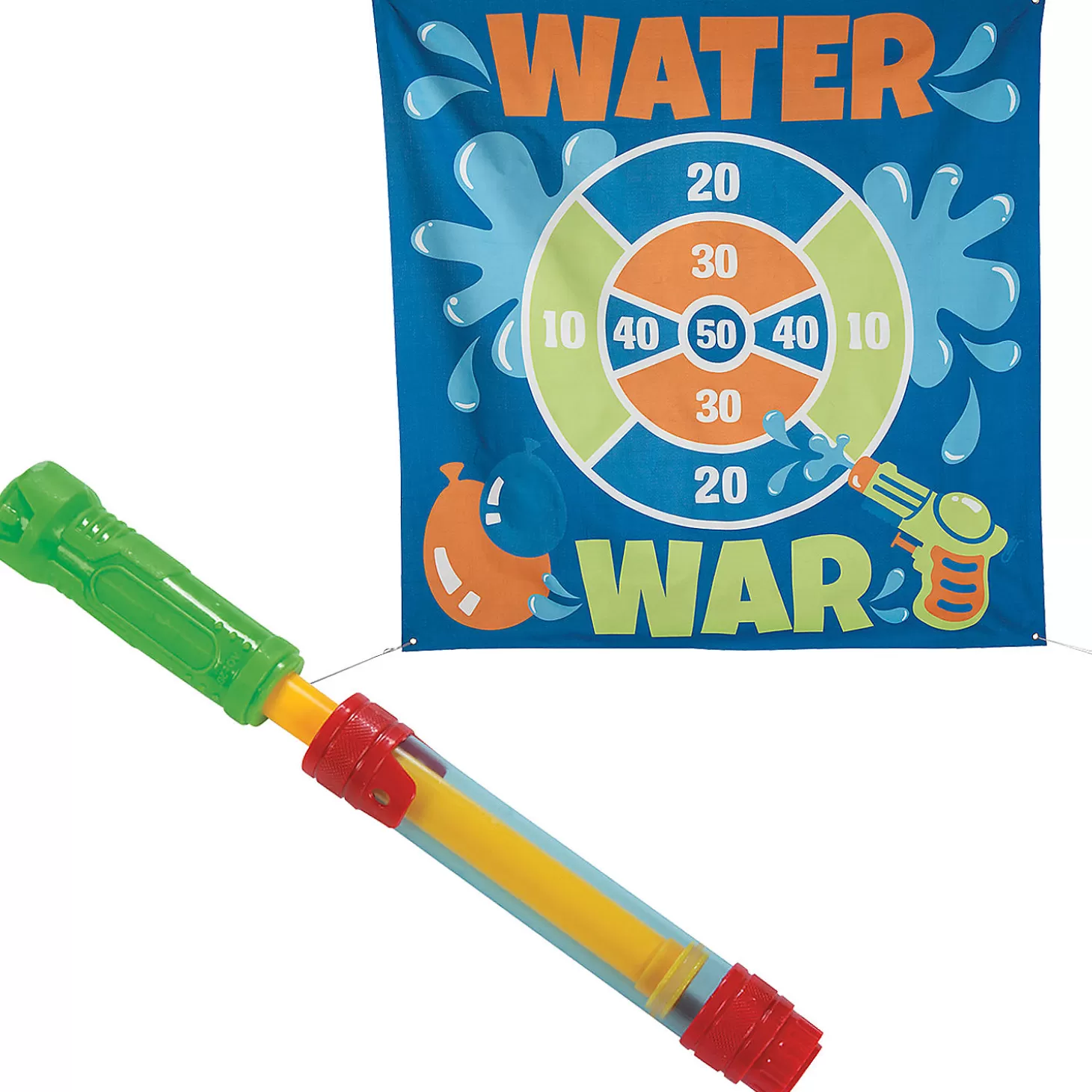 Store Water Warriors Party Target Practice Kit - 7 Pc. Water Toys