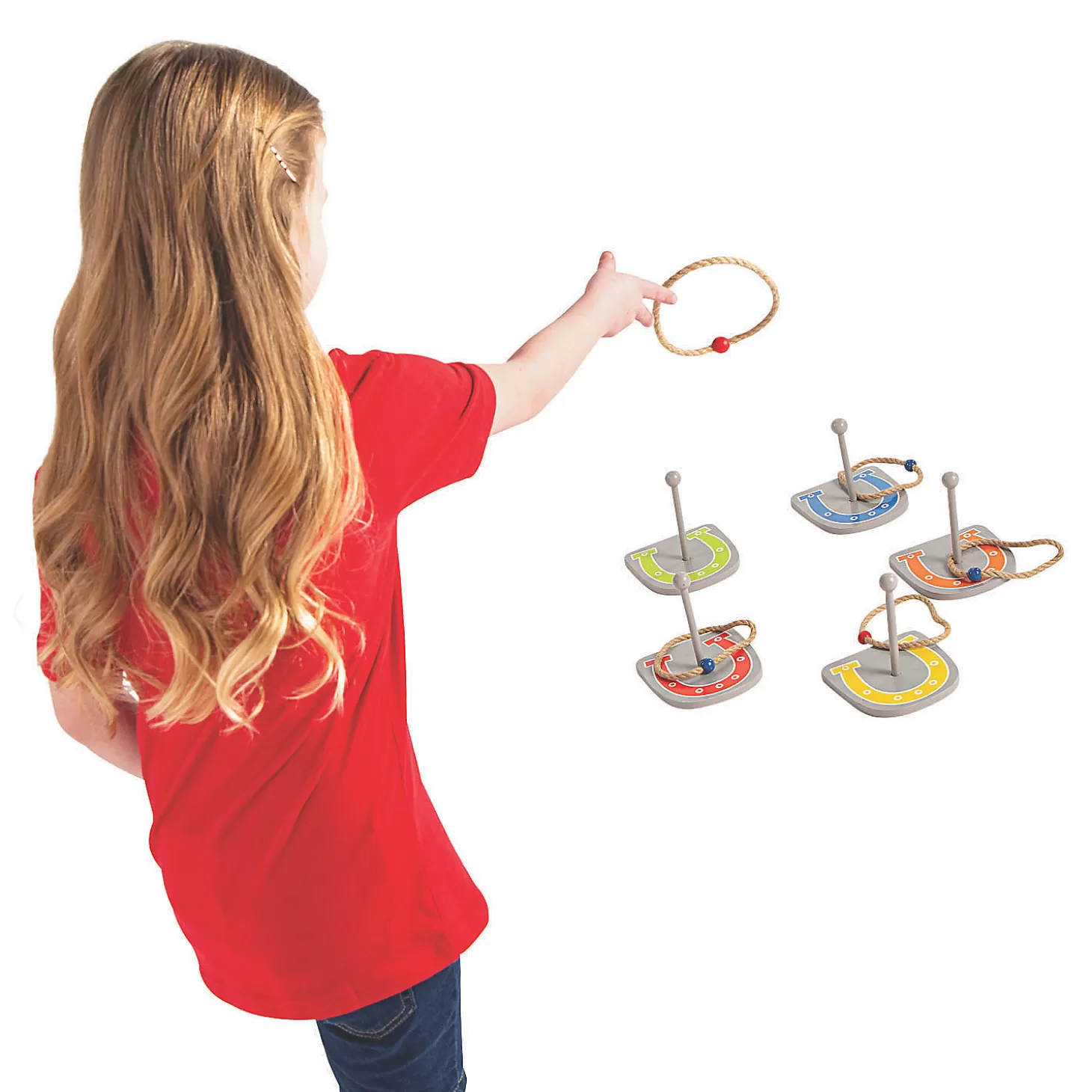 Store Western Horseshoes Ring Toss Game Lawn Games