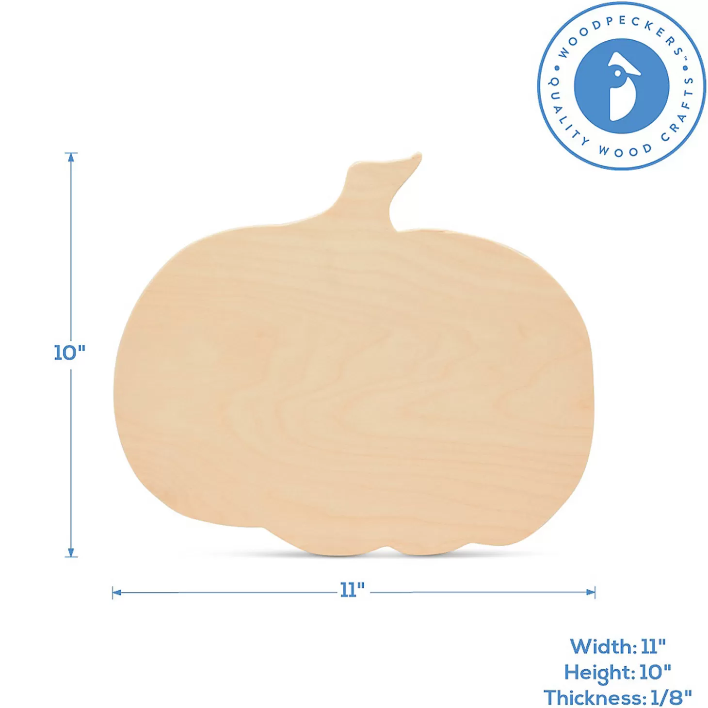 Cheap Woodpeckers Crafts, Diy Unfinished Wood 11" Pumpkin Cutout, Pack Of 3 Diy Adult Crafts