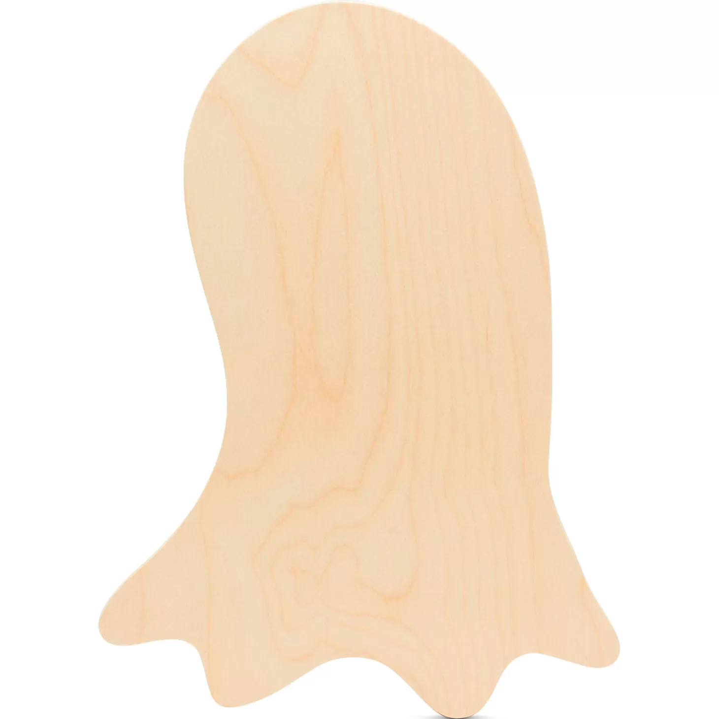 Clearance Woodpeckers Crafts, Diy Unfinished Wood 16" Ghost Cutout, Pack Of 2 Diy Adult Crafts