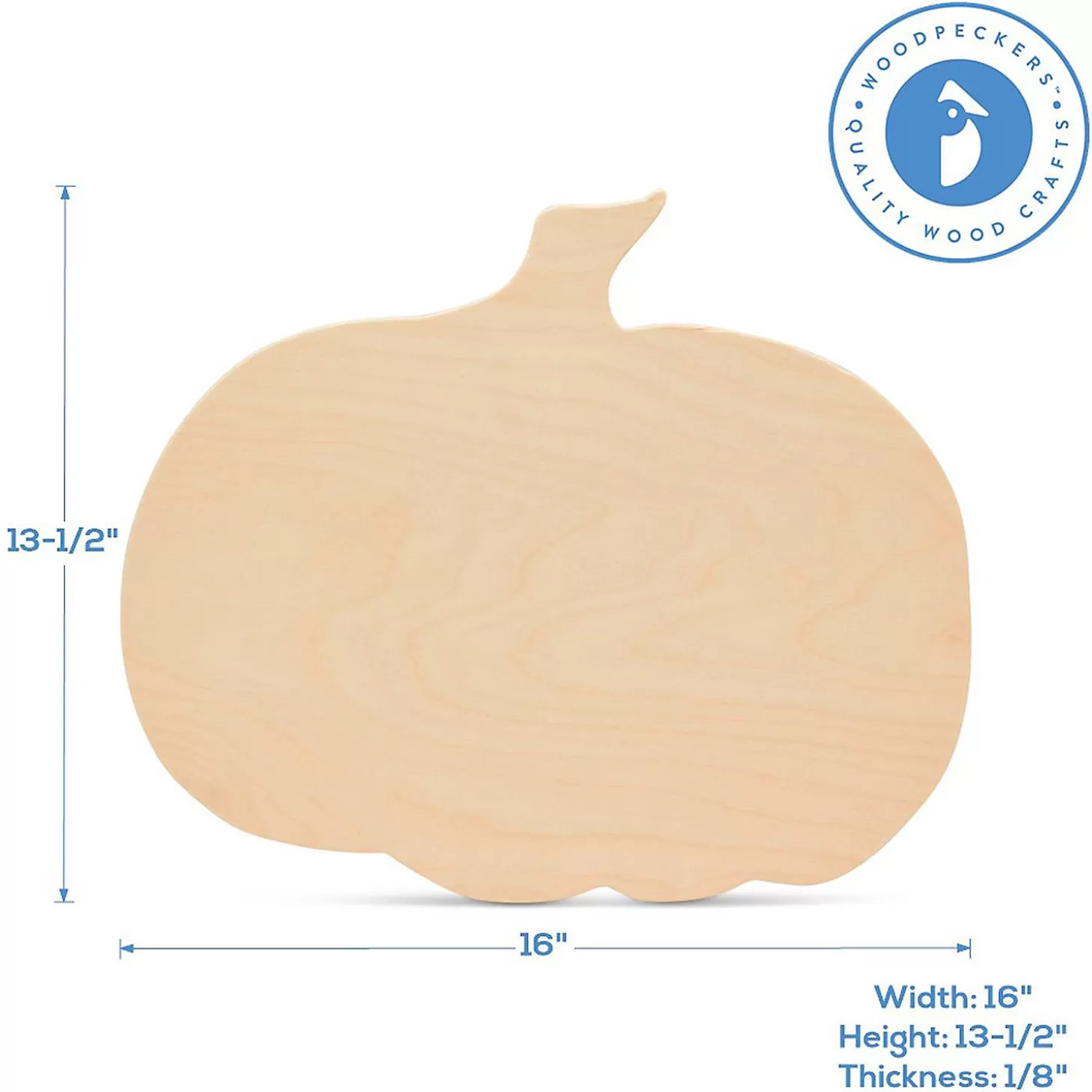 Cheap Woodpeckers Crafts, Diy Unfinished Wood 16" Pumpkin Cutout, Pack Of 2 Diy Adult Crafts