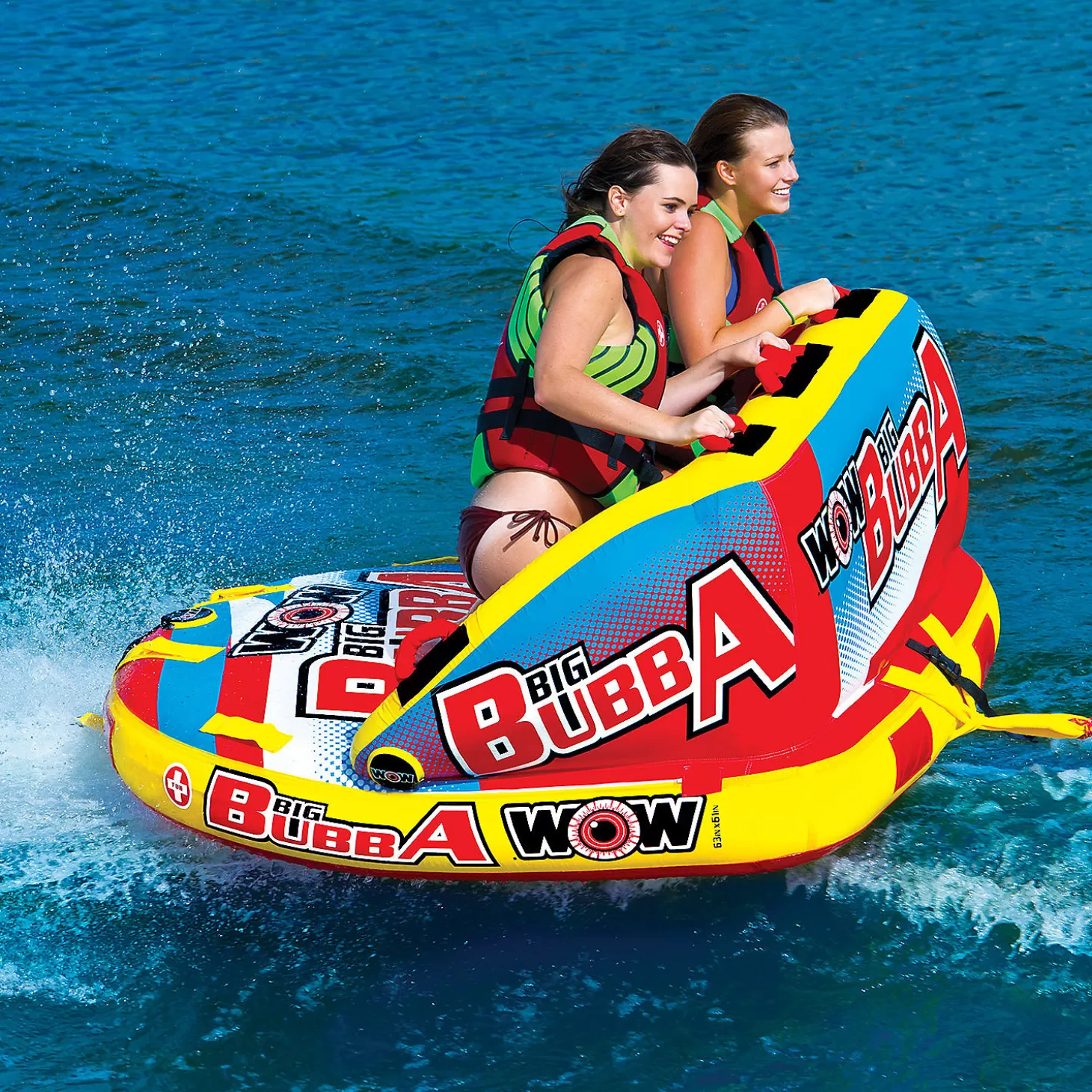 Store Wow Big Bubba Hi Vis 2 Person Towable Water Toys