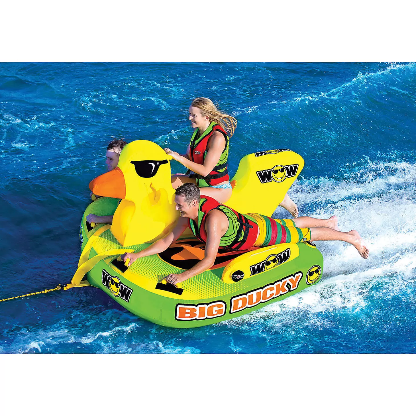 Online Wow Big Ducky 3 Person Towable Water Toys