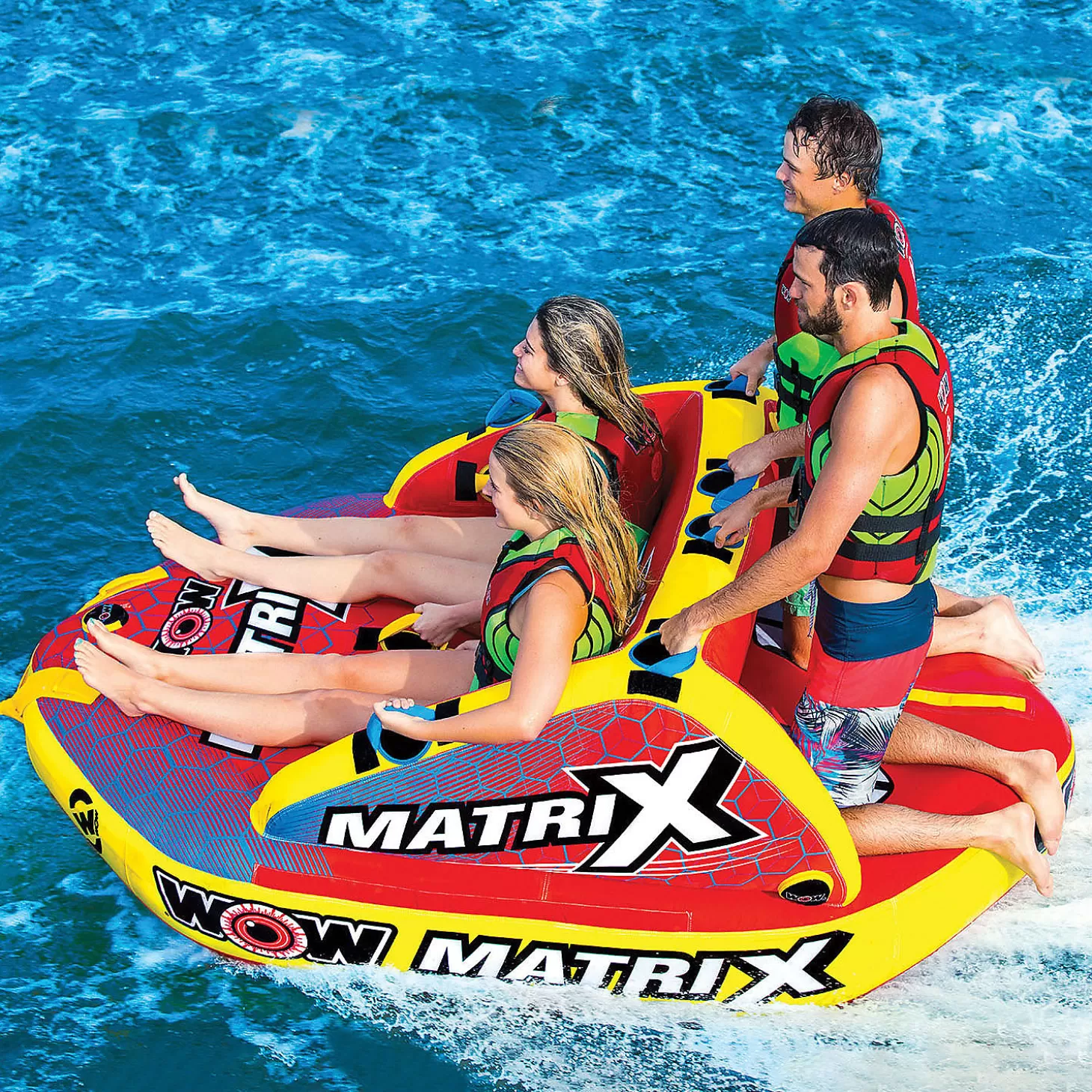 Shop Wow Matrix 1-4 Person Towable Water Toys