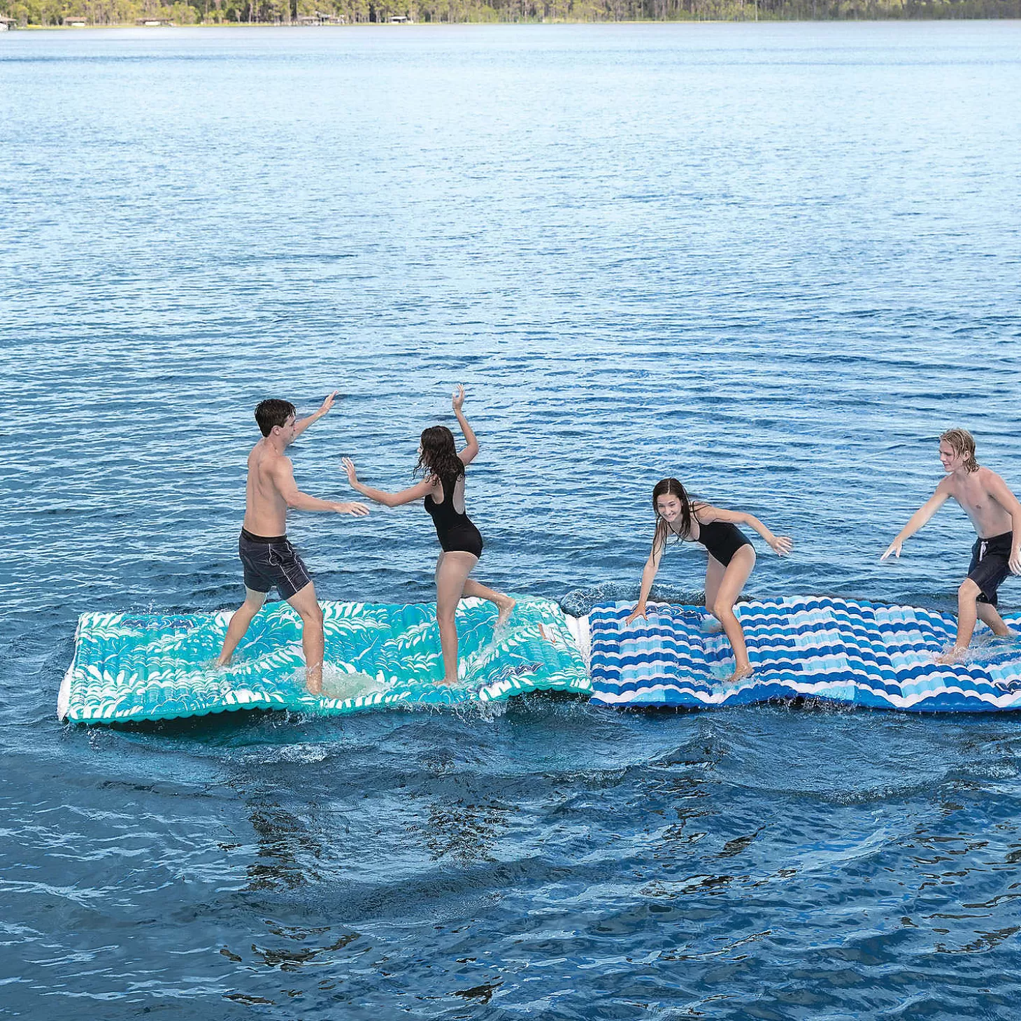 Hot Wow Palm Leaf Water Walkway Water Toys