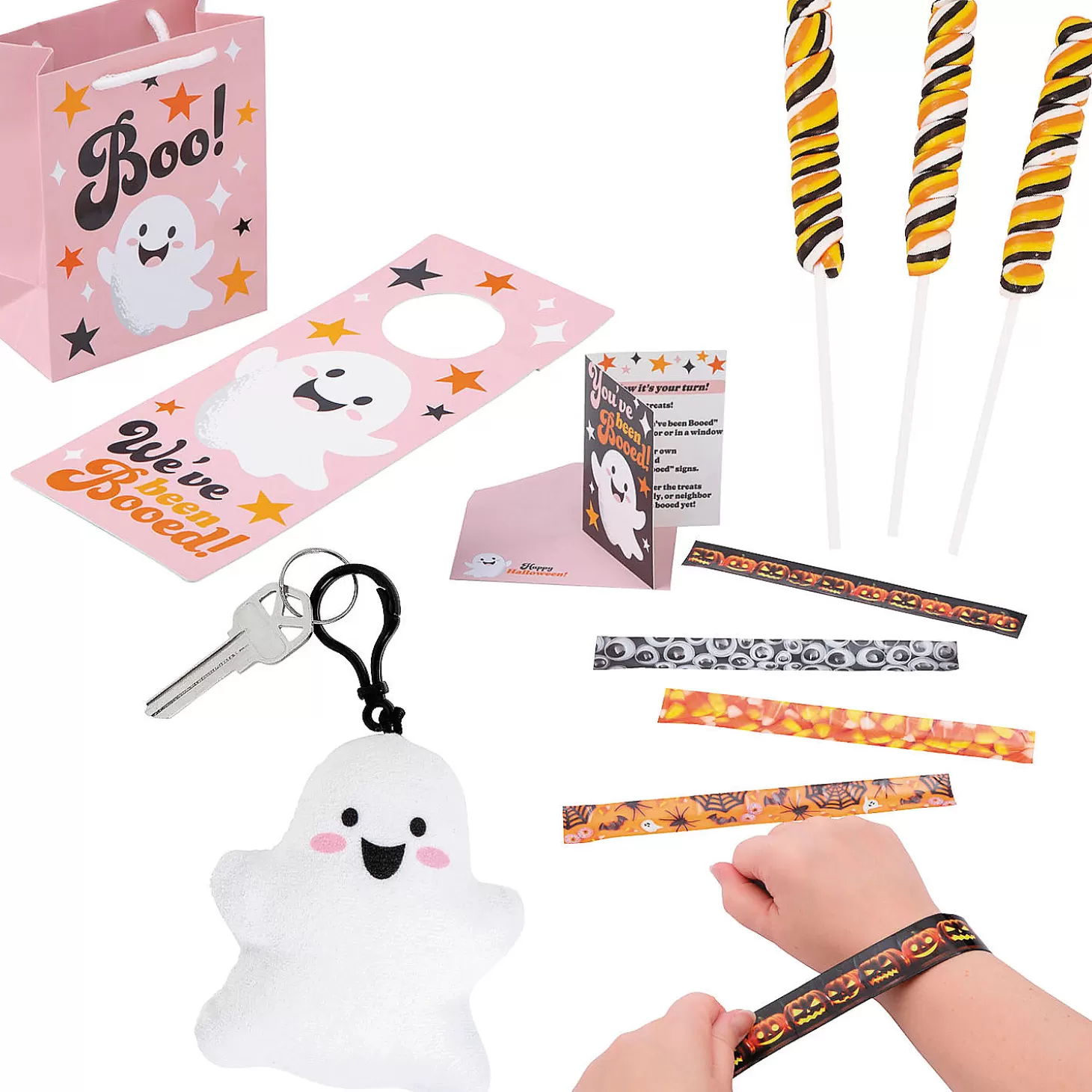 Cheap You'Ve Been Boo'D Halloween Handout Kit For 12 Halloween Bags