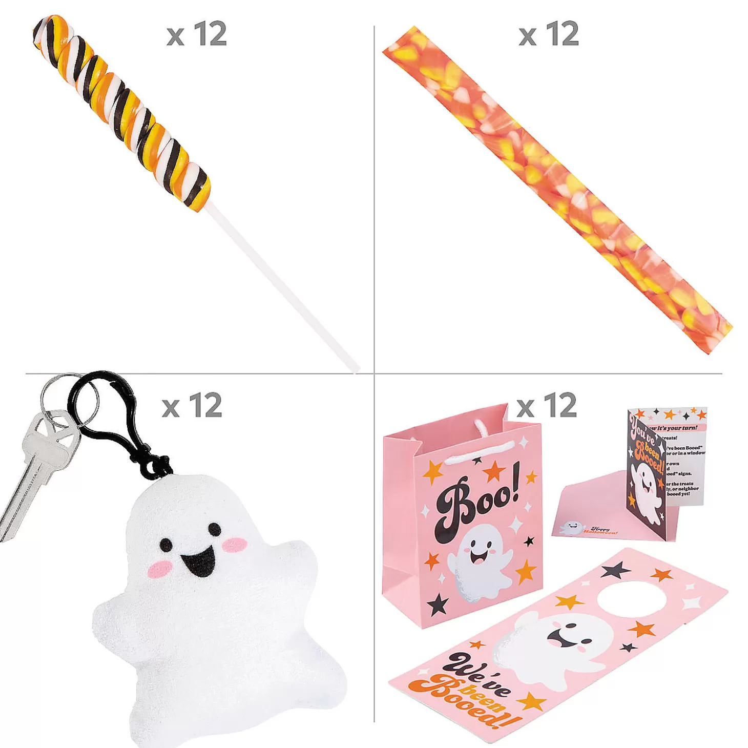 Cheap You'Ve Been Boo'D Halloween Handout Kit For 12 Halloween Bags