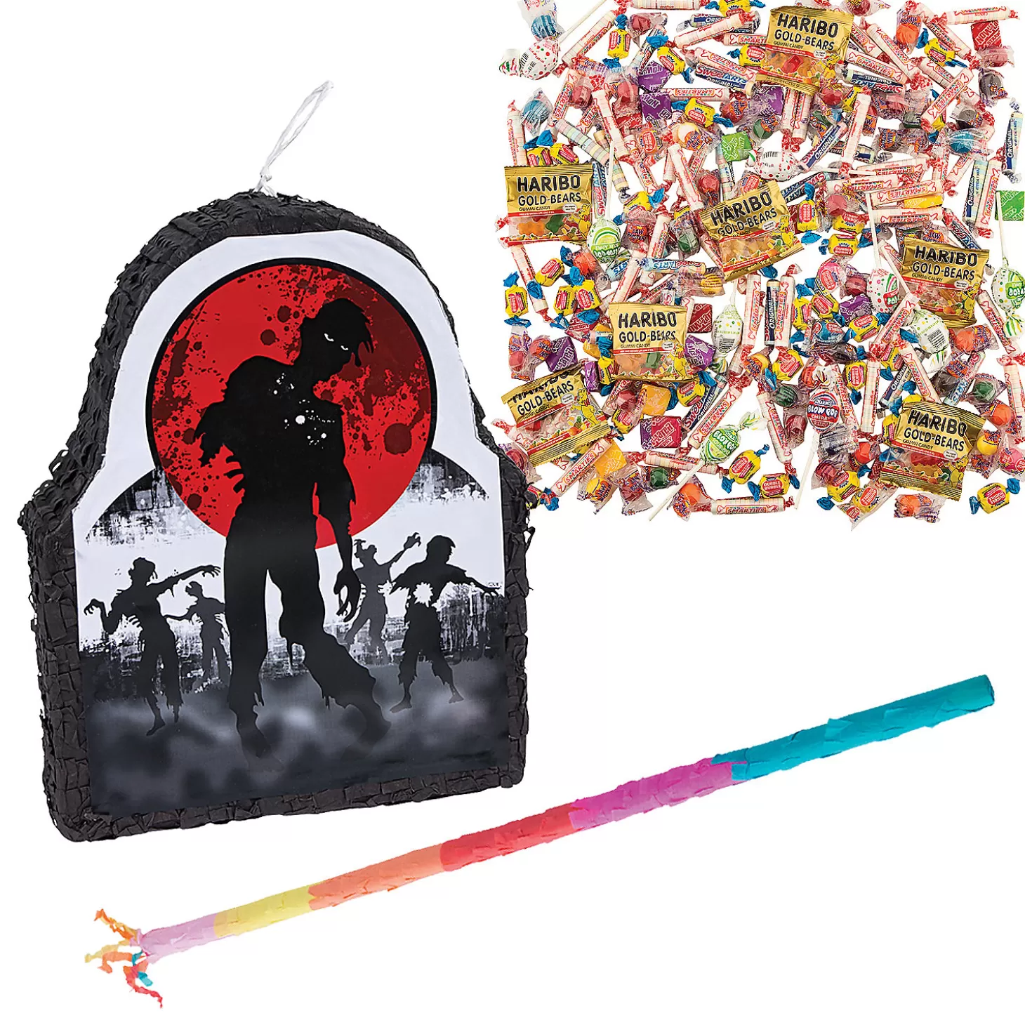 Online Zombie Pinata Kit - 208 Pc. Halloween Fun Kits